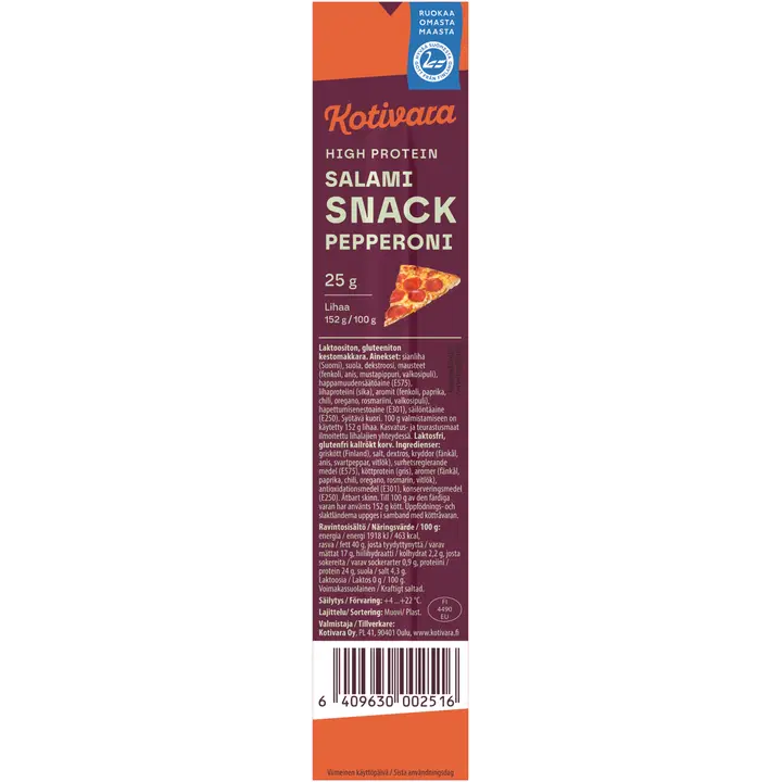 Kotivara Salami snack Pepperoni 25 g