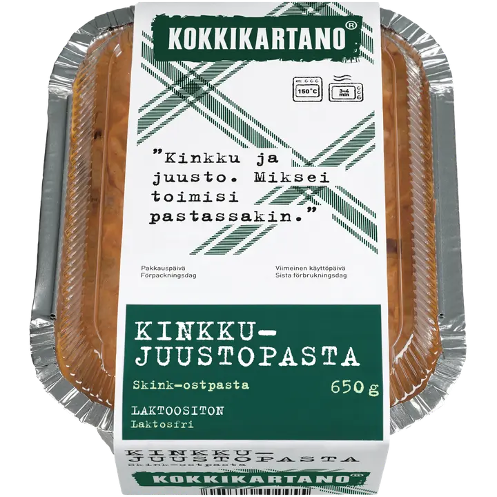 Kokkikartano Kinkku-juustopasta 650g