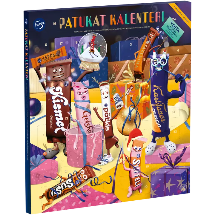 Fazer Patukat joulukalenteri 665g