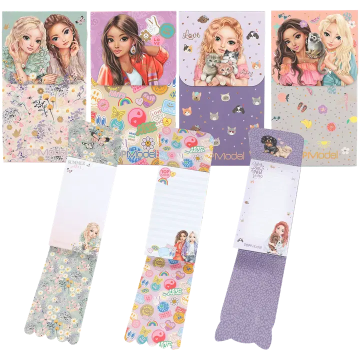 TOPModel muistilehtiö magneettikiinnityksellä