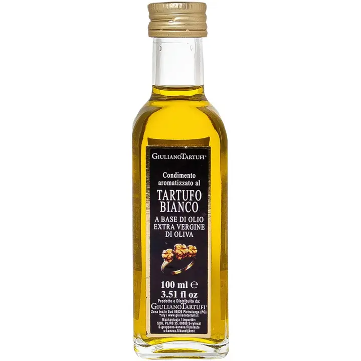Giuliano Tartufi Extra-Neitsytoliiviöljy Valkoinen Tryffeli 100ml