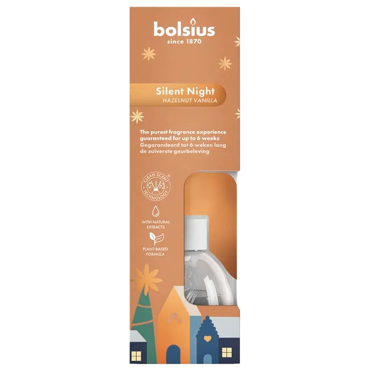 Bolsius True Glow – huonetuoksu – Silent Night - 60 ml
