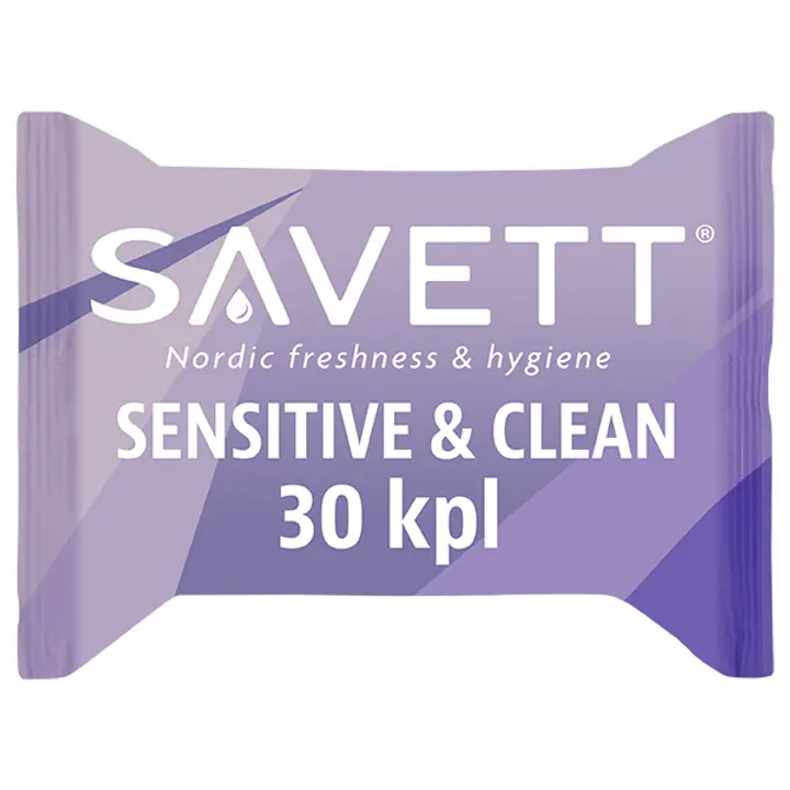 Savett niisked salvrätikud Sensitive 30tk