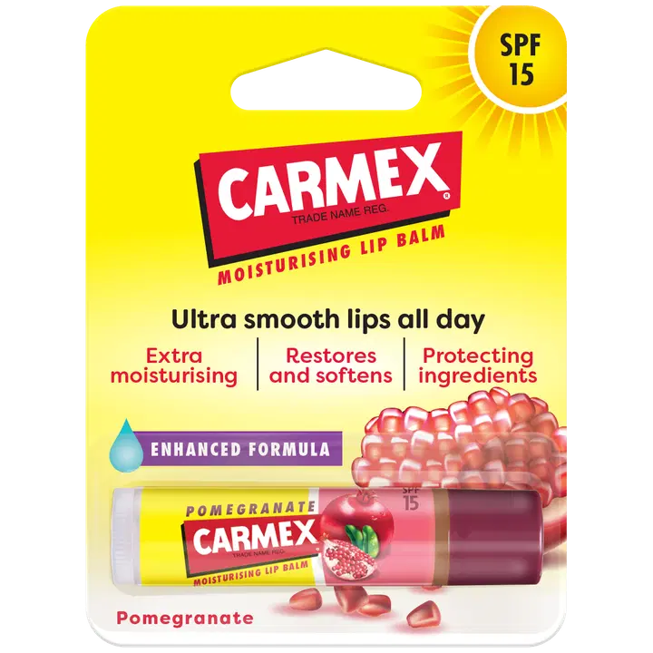 Carmex Pomegranate Huulivoide puikko SPF 15 4,25g