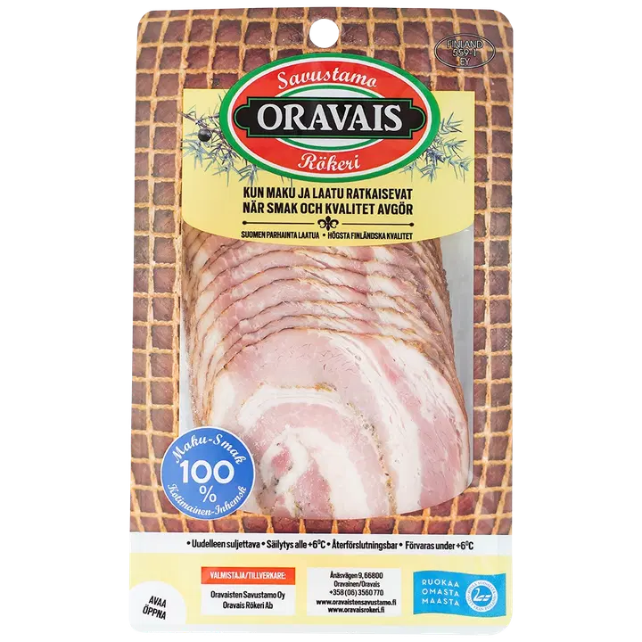 Oravaisten Savustamo savustettu porchetta 150 g