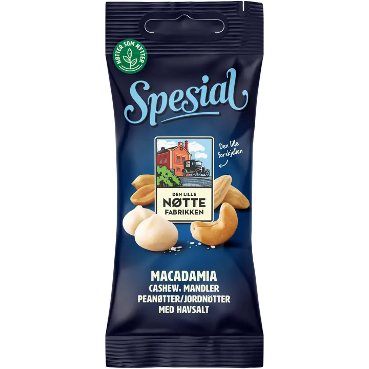 Den Lille Nøttefabrikken Spesial pähkinäsekoitus 50g