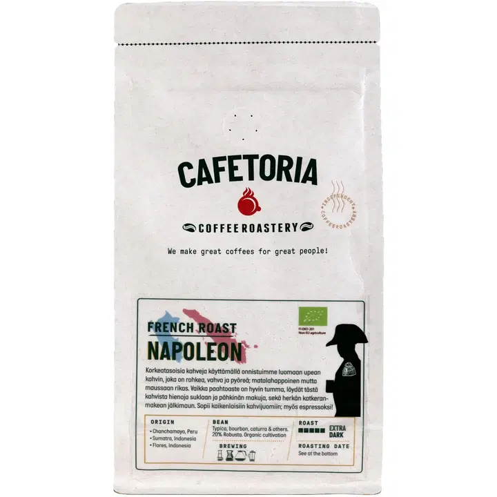 Cafetoria roastery Napoleon tumma kahvi 250g luomu jauhettu