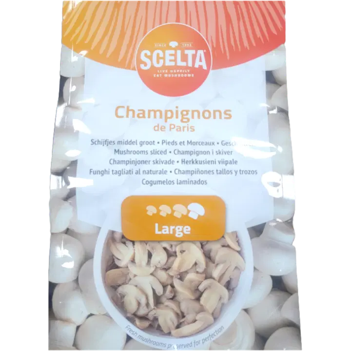 FRESHPACK Herkkusieniviipaleita suolavedessä 2,46kg/1,38kg