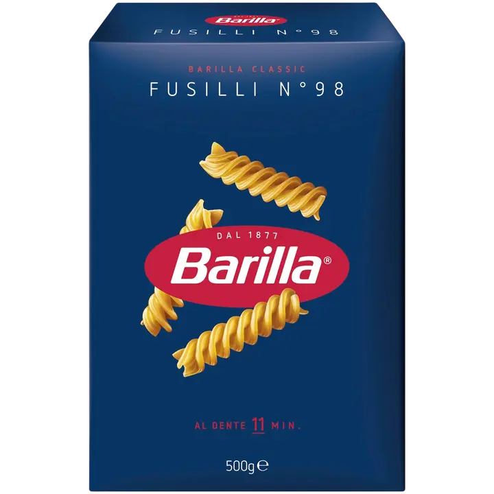 Barilla Fusilli No98 durum wheat pasta 500g