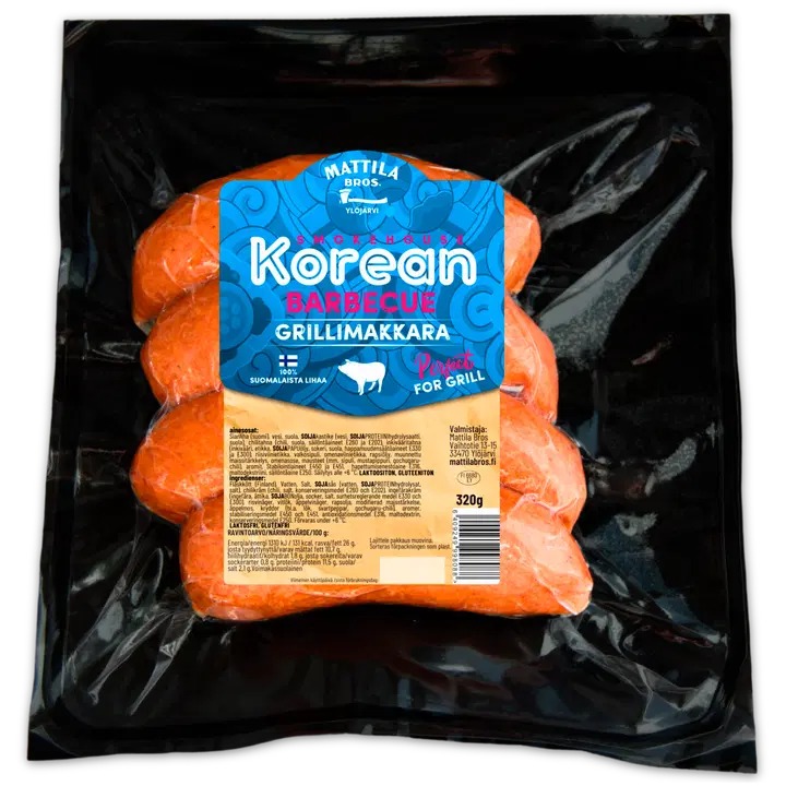 Mattila Bros. Smokehouse Korean BBQ grillimakkara 320g