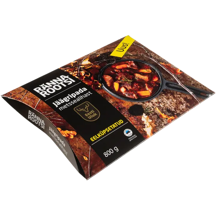 Rannarootsi Jäägripada Metssealihast 800G Eelküps.