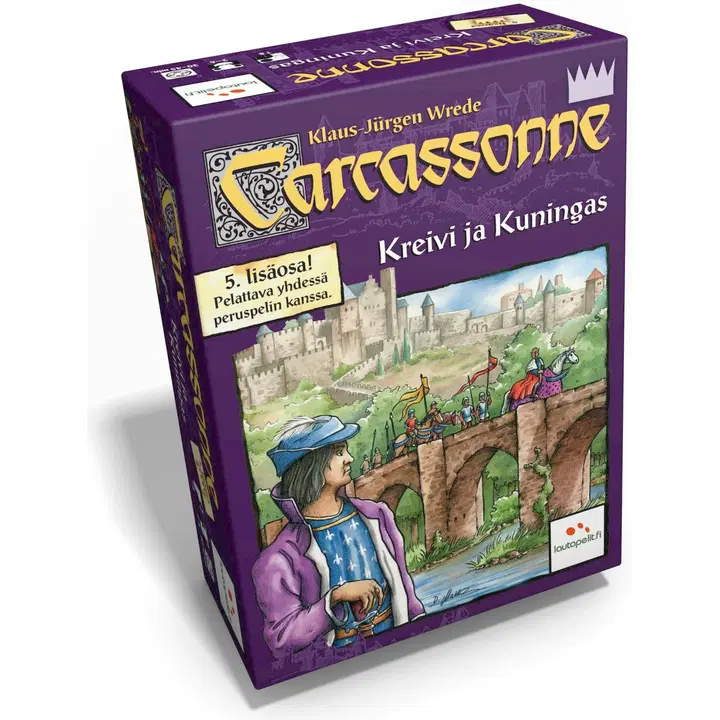 Lautapelit.fi Carcassonne Kreivi ja Kuningas lisäosa
