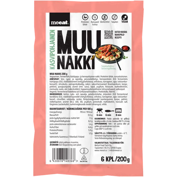 MUU Kasvipohjainen Nakki 200 g