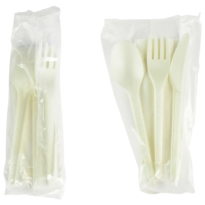 Söögitarvikute kompl.(kahvel,nuga,lusikas), biolagunev