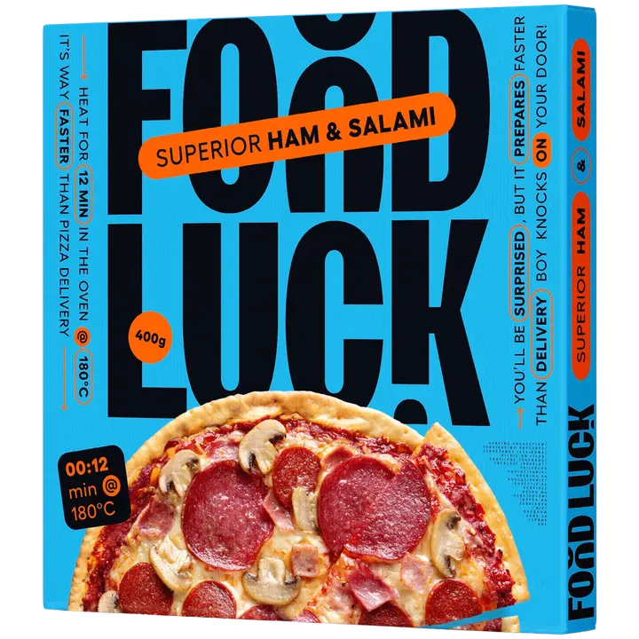 Food Luck Pitsa singi ja salaamiga 400 g