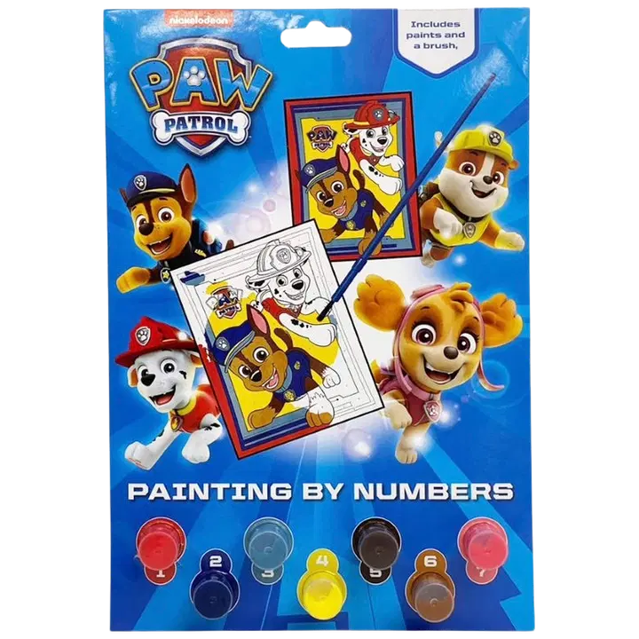 Ryhmä Hau painting by numbers, sis. sivellin ja värit