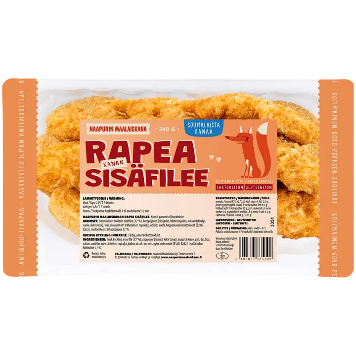 Naapurin maalaiskanan kypsä rapea sisäfilee 240g