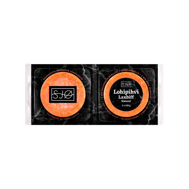 SJØ Lohipihvi naturel ruodoton 2x130g