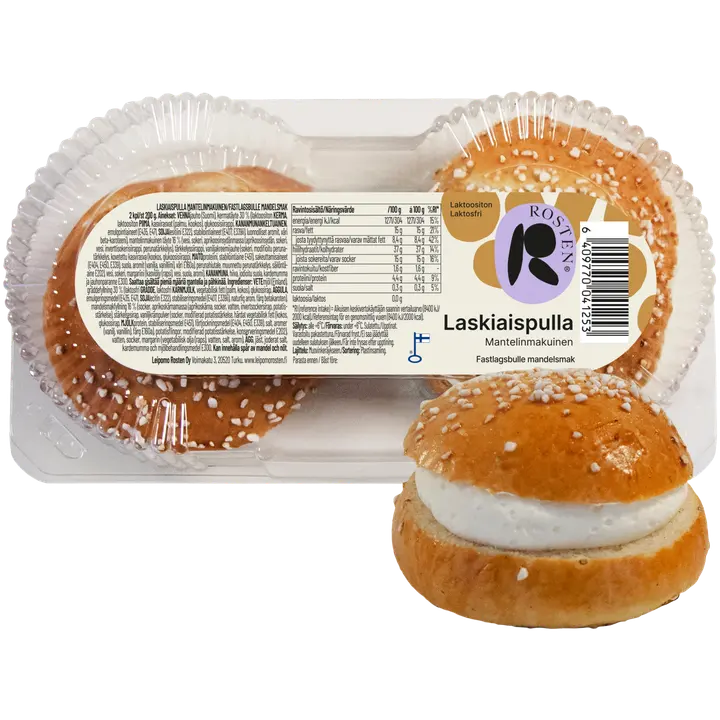 Rosten Laskiaispulla mantelinmakuinen 2kpl 200g