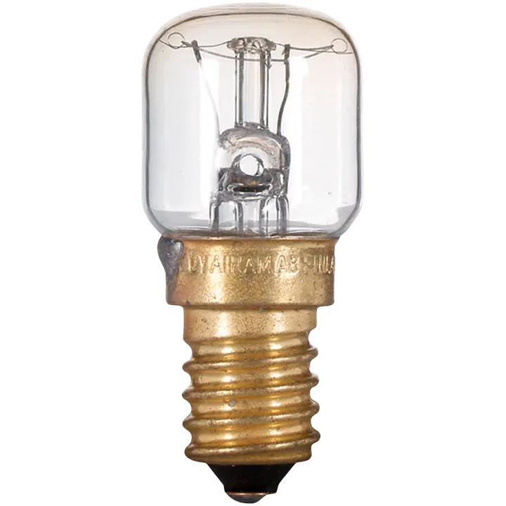 Airam T26 15W E14 UUNI/JÄÄKAAPPILAMPPU BL