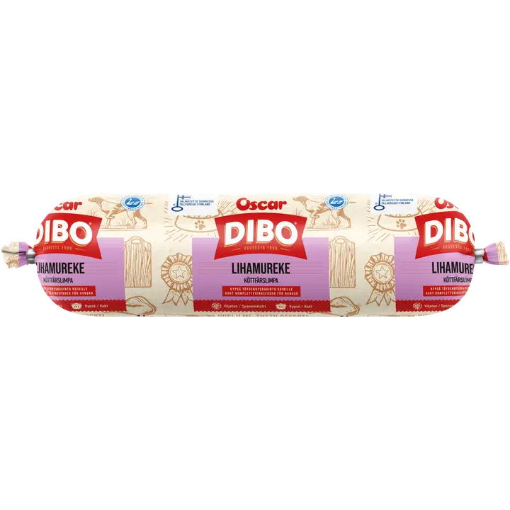 DIBO Lihamureke koirille täydennysravinto 1kg