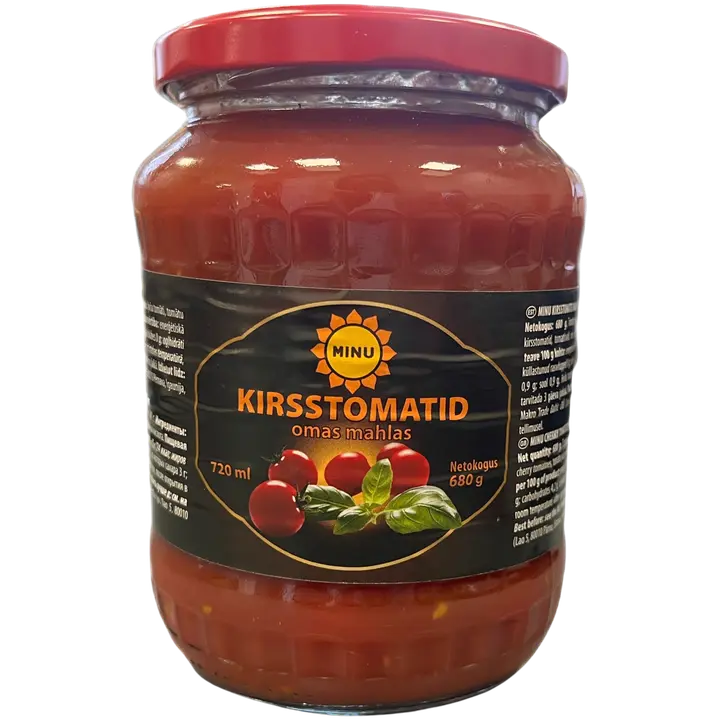 Minu kirsstomat omas mahlas  680g