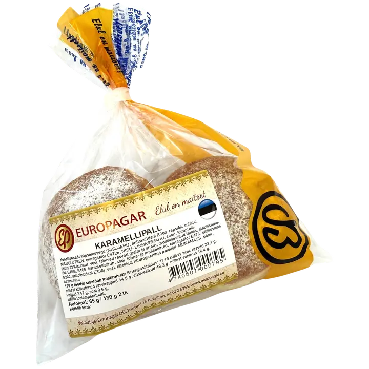 Europagar Karamellipall 2 Tk Pakis 130 g