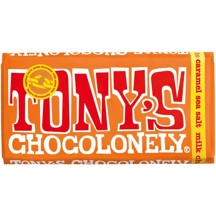 Tony's Chocolonely Maitosuklaa karamellin merisuolaa