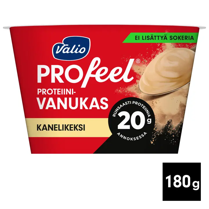 Valio PROfeel® proteiinivanukas 180 g kanelikeksi laktoositon
