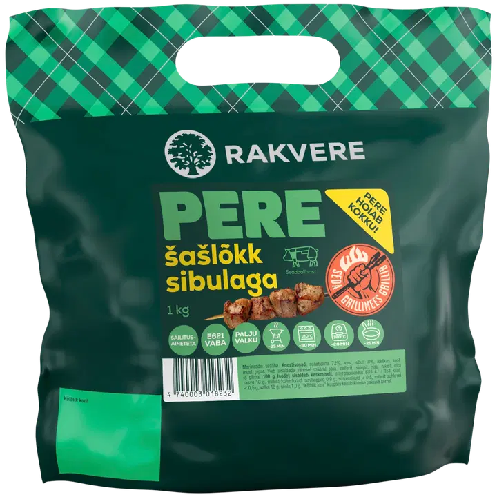 Rakvere Pere šašlõkk sibulaga 1 kg