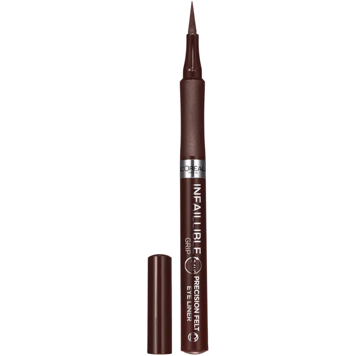 L'Oréal Paris Infaillible Grip 24H Precision Felt eyeliner 02 Brown nestemäinen silmänrajausväri 1 kpl