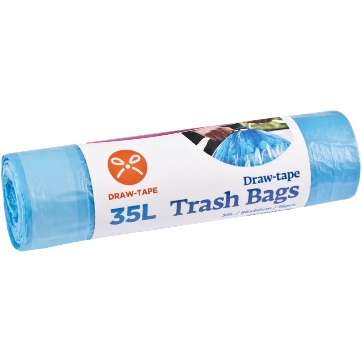 Roskapussit sulkimella HD 35 l 15 kpl