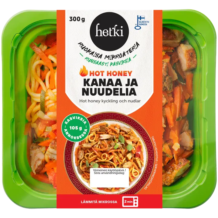 Fresh Hetki Ruokaisa Hot honey kanaa ja nuudelia 300 g