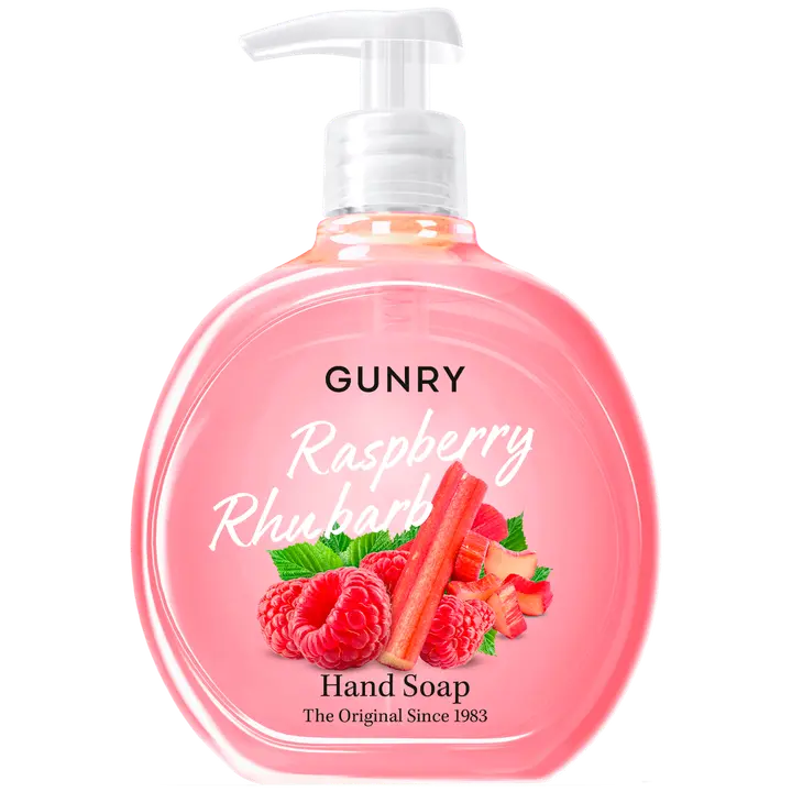 Gunry käsisaippua Raspberry & Rhubarb 500 ml