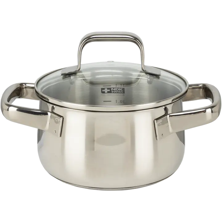 NDK Swiss teräskattila 1,8 l kannella