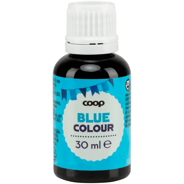 Coop elintarvikeväri sininen 30 ml