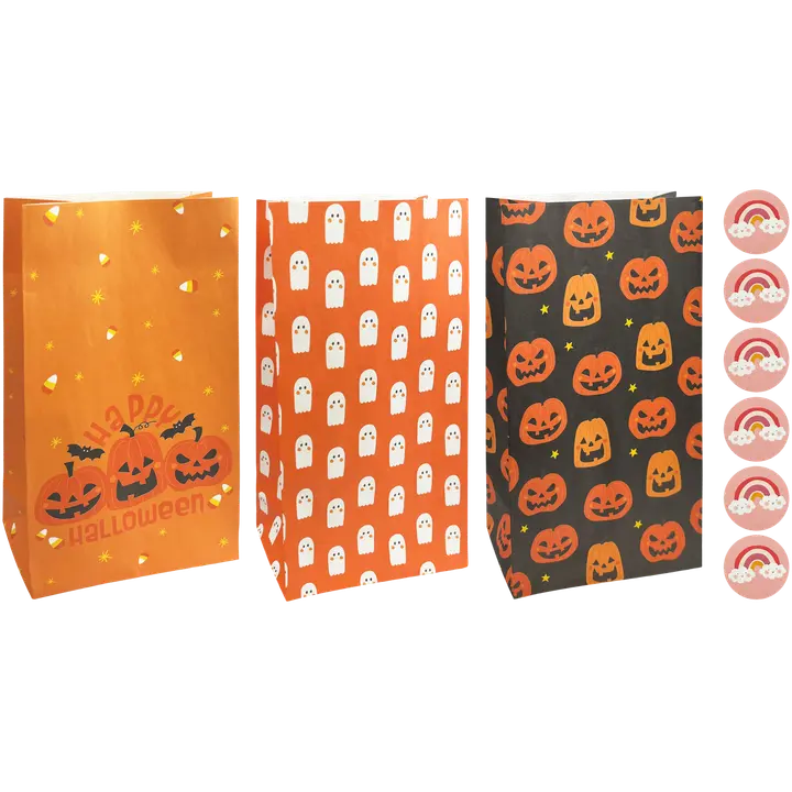 Halloween paperipussit 6 pss/pkt