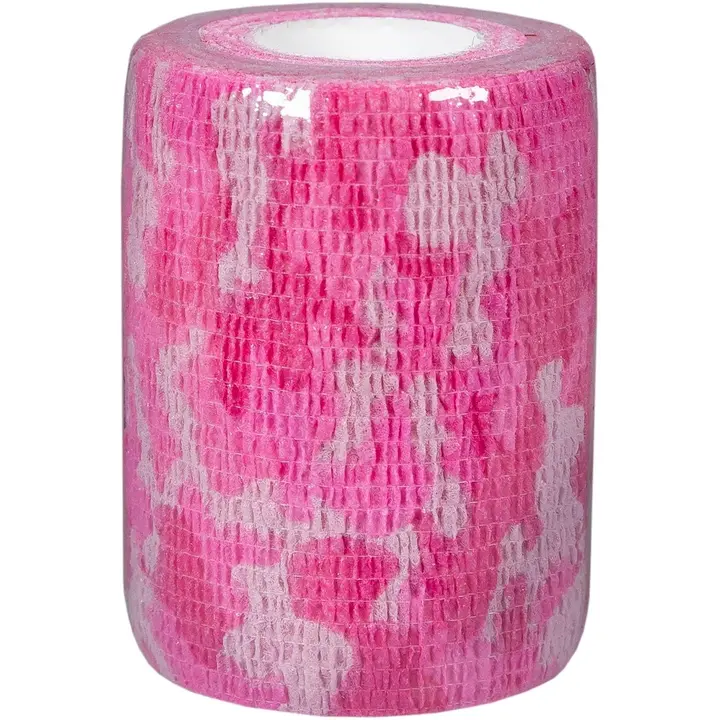 Sunmed itsekiinnittyvä tukiside 7,5 cm x 4,5 m camo pinkki