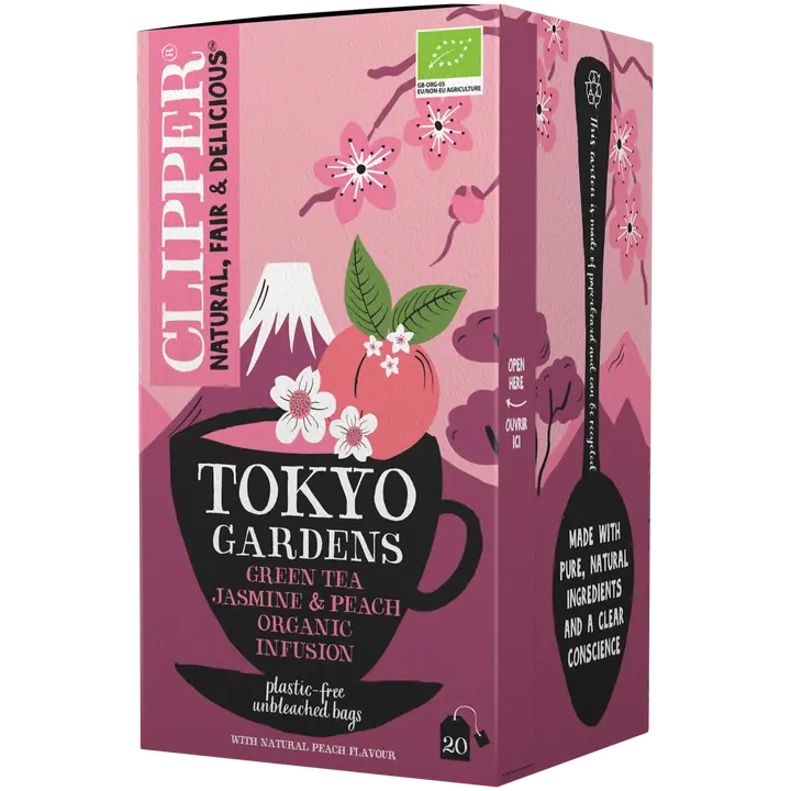Clipper Luomu Tokyo gardens yrttihauduke 20ps/40g