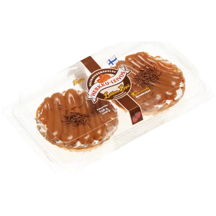 Laitilan Leipä Herkku-leivos Kinuski 2 x 80 g Laktoositon