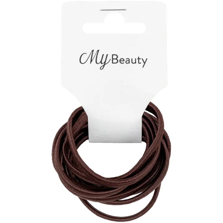 MY BEAUTY hiuslenkki ruskea litteä 10kpl