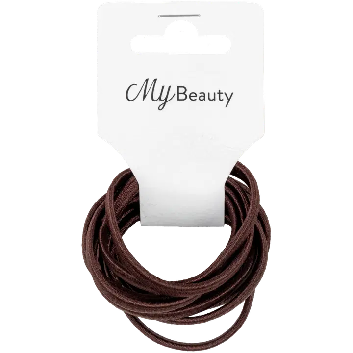 MY BEAUTY hiuslenkki ruskea litteä 10kpl