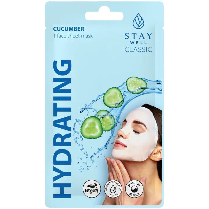 Stay WELL Classic Mask Cucumber Hydrating