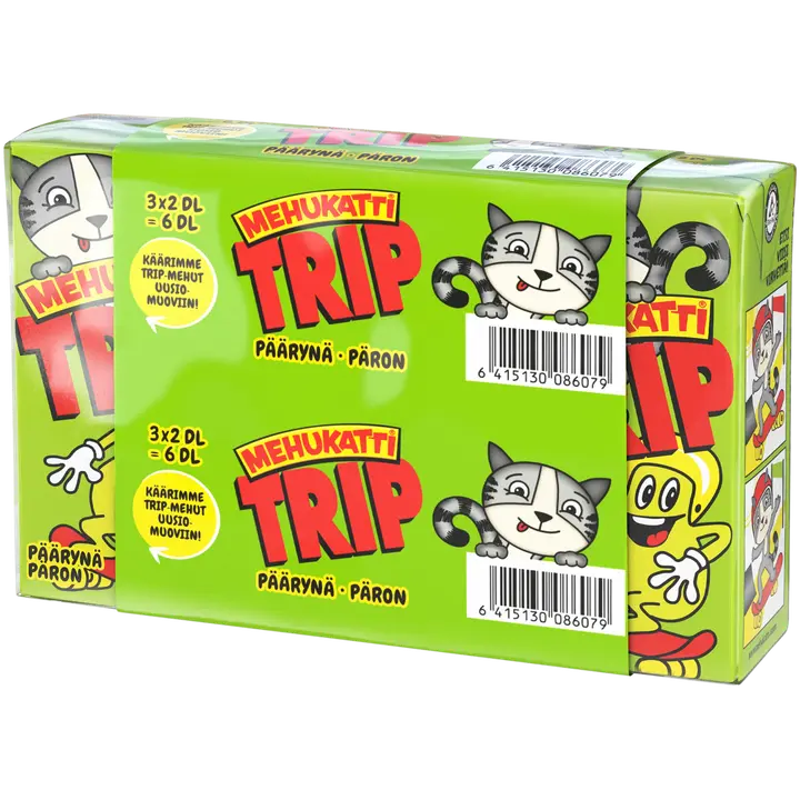 Mehukatti TRIP Päärynäjuoma 2dl 3-pack