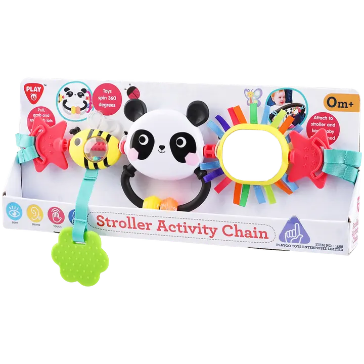 Playgo toiminnallinen vaunulelu Panda