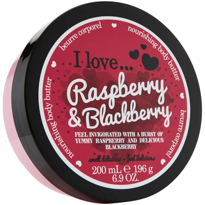 I Love hoitava vartalovoi Raspberry&Blackberry 200ml