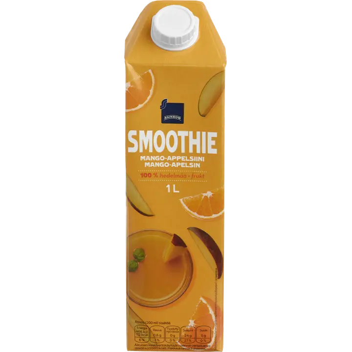 Rainbow 1l mango-appelsiini smoothie