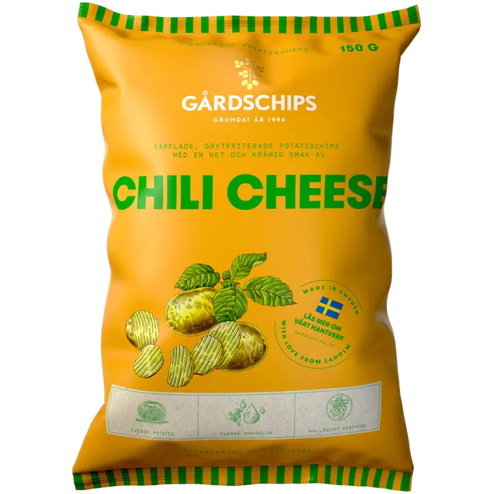 Gårdschips Chili juusto 150g