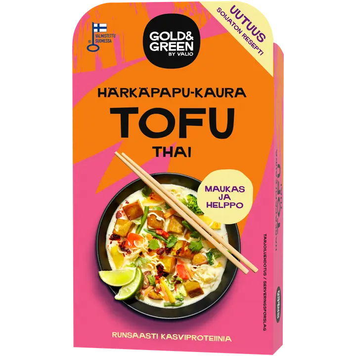 Gold&Green® Härkäpapu-Kaura Tofu 280 g Thai