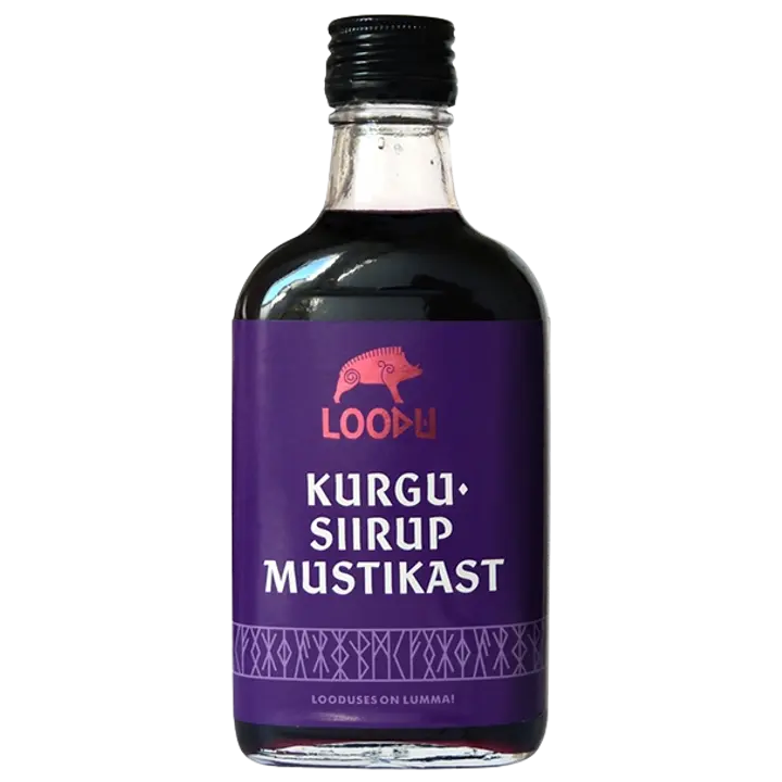 Loodu kurgusiirup mustikast 244 g